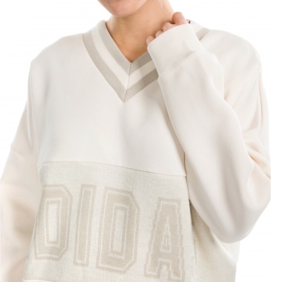 adidas v neck sweatshirt